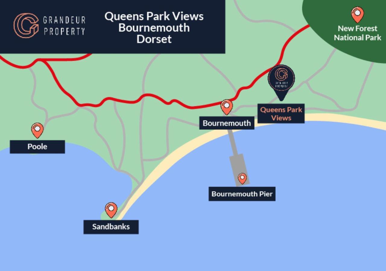 Apartment Queens Park Views By Grandeur Bournemouth
