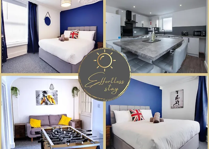 The Loft -Contractors, Professionals, Leisure Guests Parking, Wifi, Bh1, Sleeps Up To 8,
