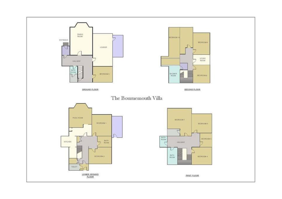 The By The Sea, Sleeps 32 * Bournemouth