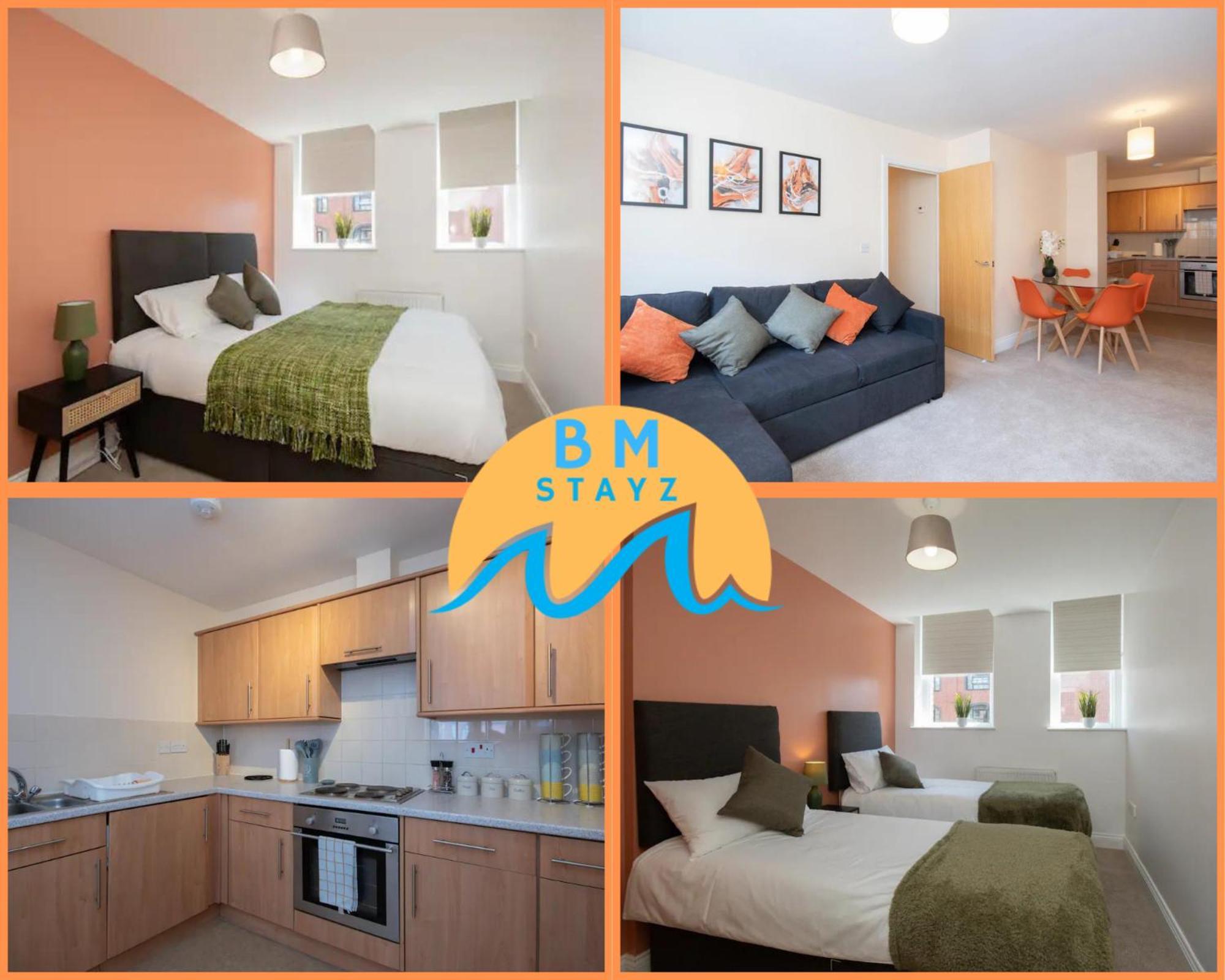 1 Bedroom In Town Centre - 5 Mins Walk From The Beach- Sleeps Up To 4 * Bournemouth