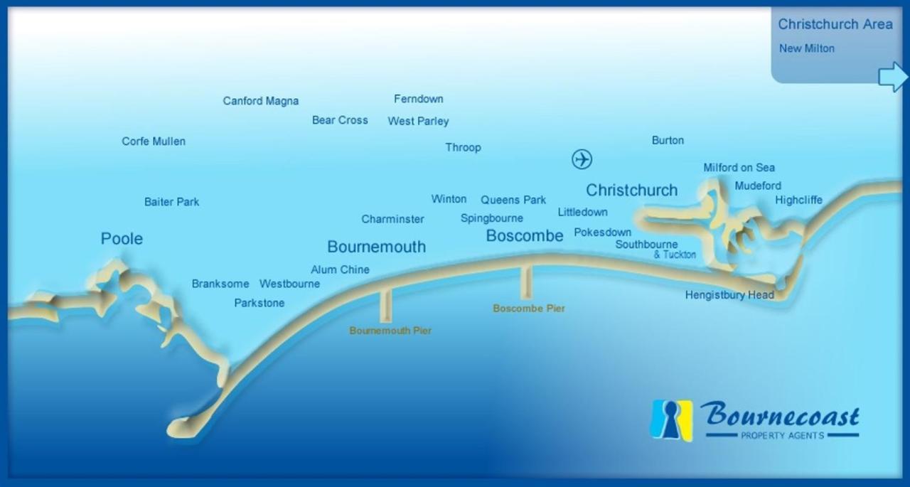 Apartment Bournecoast - Stylish Flat With Balcony - Sea Views - 10 Min Walk To - Parking - Wifi - Fm8407